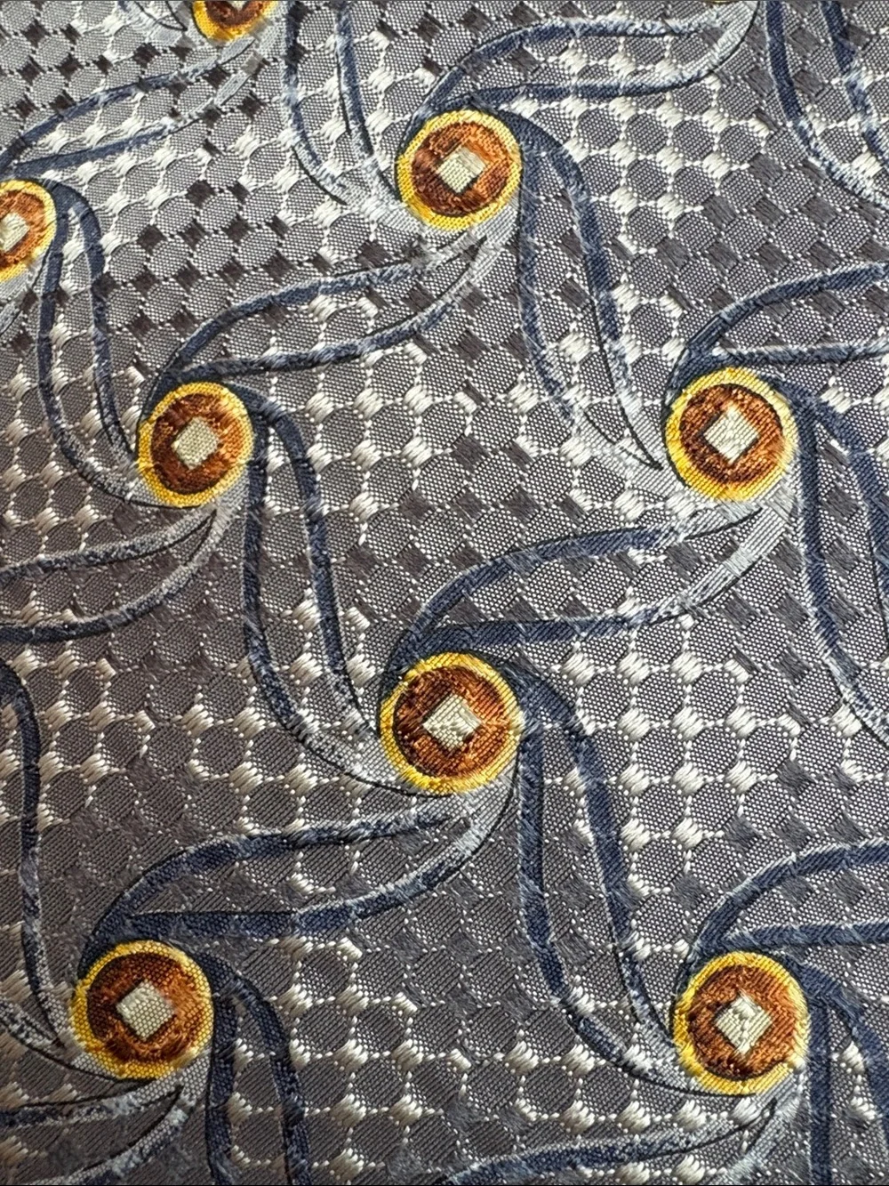 Ermenegildo Zegna Men's Silk‎ Neck Tie Geometric